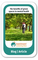 Green spaces beneficial to mental health