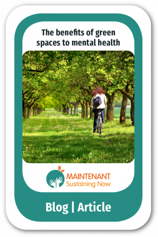 Green spaces beneficial to mental health